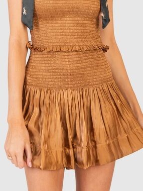 Erica Skirt Copper Sun Gloss